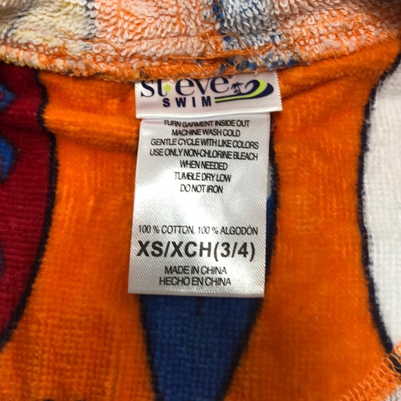 Surfboard Swim towel robe - Picture 2 of 2